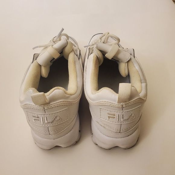 Fila Womens Sneakers, White, Size 9 - Picture 4 of 4